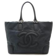 Chanel Vintage Pre-owned Tyg handvskor Black, Dam