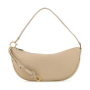 Salvatore Ferragamo Läder Axelväska Beige, Dam