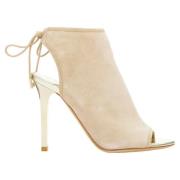 Jimmy Choo Pre-owned Pre-owned Mocka klackskor Beige, Dam