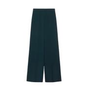 Max Mara Klassiska Viigipüksid Green, Dam