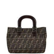 Fendi Vintage Pre-owned Canvas totevskor Brown, Dam