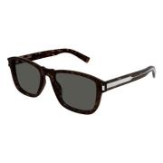 Saint Laurent Klassiska Svarta Solglasögon SL 710 Brown, Herr