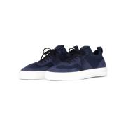 Tod's Läder- & Stickade Sneakers Blue, Herr