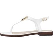 Guess Stiliga platta sandaler för kvinnor White, Dam