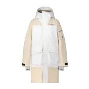 Peak Performance Tvåfärgad parka för skidåkning White, Dam