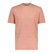 Maurizio Baldassari Linne-Ull Blandning T-shirt Orange, Herr