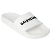 Balenciaga Gummi sandaler White, Dam