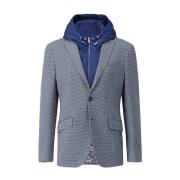 Etro Elegant Slim-Fit Jacka med Avtagbar Insats Blue, Herr