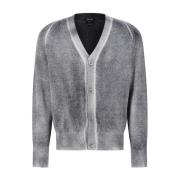 Avant Toi Kashmir Cardigan med knappslå Gray, Herr