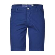 Jacob Cohën Klassiska Bermuda Shorts Blue, Herr