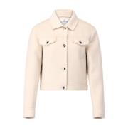 Milestone Ull Cropped Jacka Elina Beige, Dam