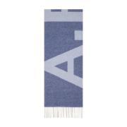 A.p.c. Logo Ull Halsduk Blue, Dam