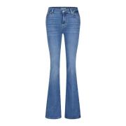 7 For All Mankind Bootcut Jeans med Utställd Ben Blue, Dam