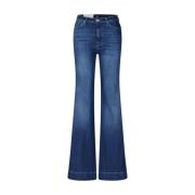 7 For All Mankind Modern Dojo Flare Jeans Blue, Dam