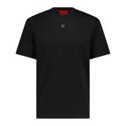 Hugo Boss Logo T-shirt med Trendy Look Black, Herr