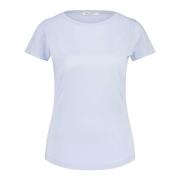 Stefan Brandt Bomull T-shirt med rund hals Blue, Dam