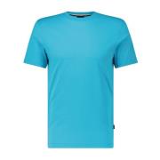 Hugo Boss Klassisk Bomull Rund Hals T-shirt Blue, Herr