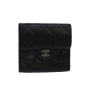 Chanel Vintage Pre-owned Laeder plnbcker Black, Dam