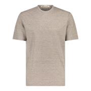 Maurizio Baldassari Linne-Ull Bland T-shirt Beige, Herr