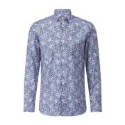 Etro Paisley Mönstrad Bomullsskjorta Blue, Herr