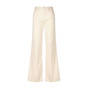 7 For All Mankind Vida vidbrädda vida jeans Beige, Dam