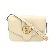 Louis Vuitton Vintage Pre-owned Laeder louis-vuitton-vskor Beige, Dam