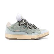 Lanvin Panel Design Sneakers Blue, Dam