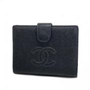 Chanel Vintage Pre-owned Laeder plnbcker Black, Dam