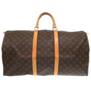 Louis Vuitton Vintage Pre-owned Canvas resvskor Brown, Dam