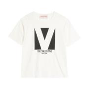 Valentino Garavani Vita T-shirts och Polos White, Herr