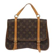 Louis Vuitton Vintage Pre-owned Canvas handvskor Brown, Dam