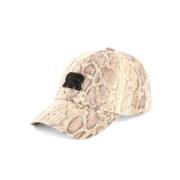 Roseanna Pythonmönstrad Keps Beige, Unisex