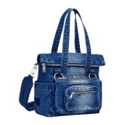 Desigual Vår/Sommar Damryggsäckssamling Blue, Dam