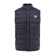 Moncler Nylonväst med dragkedja Blue, Herr