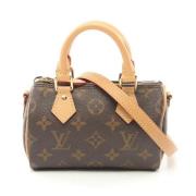 Louis Vuitton Vintage Pre-owned Canvas handvskor Brown, Dam