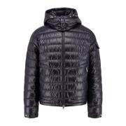 Moncler Vadderad jacka med avtagbar huva Blue, Herr