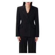 Remain Birger Christensen Skräddad Blazer Black, Dam