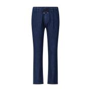 Moorer Lätt japansk denim regular-fit jeans Blue, Herr