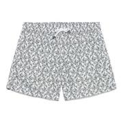 Fedeli Polyester Badshorts med Elastiskt Bälte Green, Herr