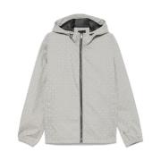 Givenchy Grå Windbreaker Jacka med Monogram Gray, Herr