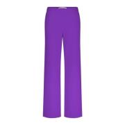 Raffaello Rossi High-Waist Culotte i stretchtyg Purple, Dam