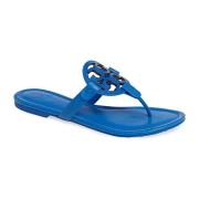 Tory Burch Stiliga Slides för Kvinnor Blue, Dam