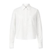 Hugo Boss Randig Brielle Monday Skjorta White, Dam