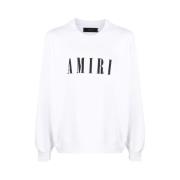 Amiri Stilren Crewneck Sweatshirt White, Herr