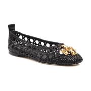 Tory Burch Eleganta Balettskor för Kvinnor Black, Dam