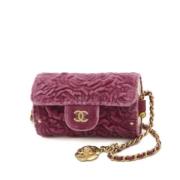 Chanel Vintage Pre-owned Paels chanel-vskor Purple, Dam