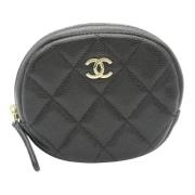 Chanel Vintage Pre-owned Laeder plnbcker Black, Dam