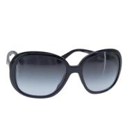 Chanel Vintage Pre-owned Plast solglasgon Black, Unisex