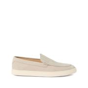 Brunello Cucinelli Beige Platta Skor Elegant Stil Beige, Herr