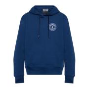 Versace Jeans Couture Sweatshirt med logotyp Blue, Herr